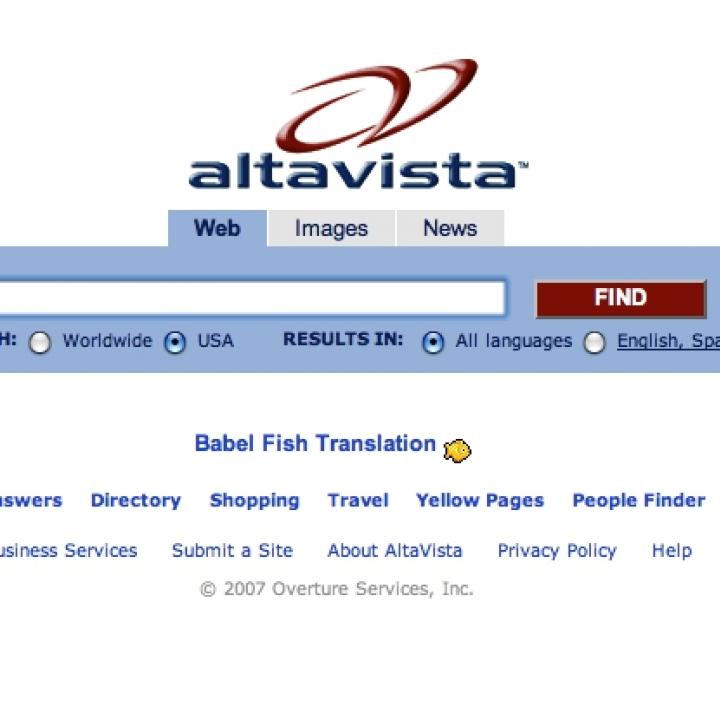 AltaVista, uno de los buscadores en más antiguos, llega a su