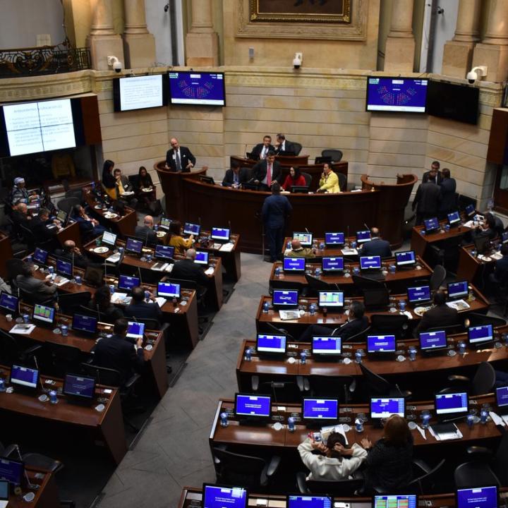 Foto: Twitter Senado Colombia.