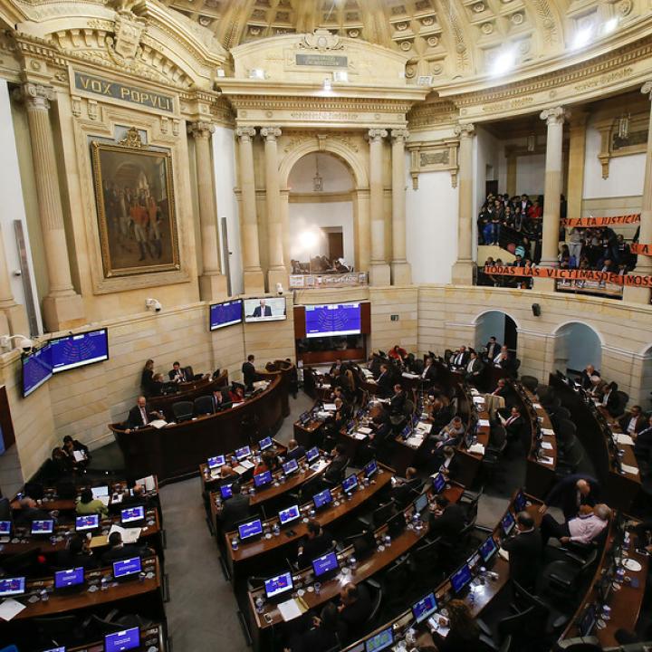 Plenaria del Senado. Foto: Colprensa