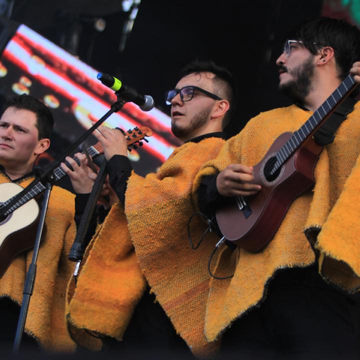 La agrupación de carranga Los Rolling Ruanas. Foto: Colprensa.