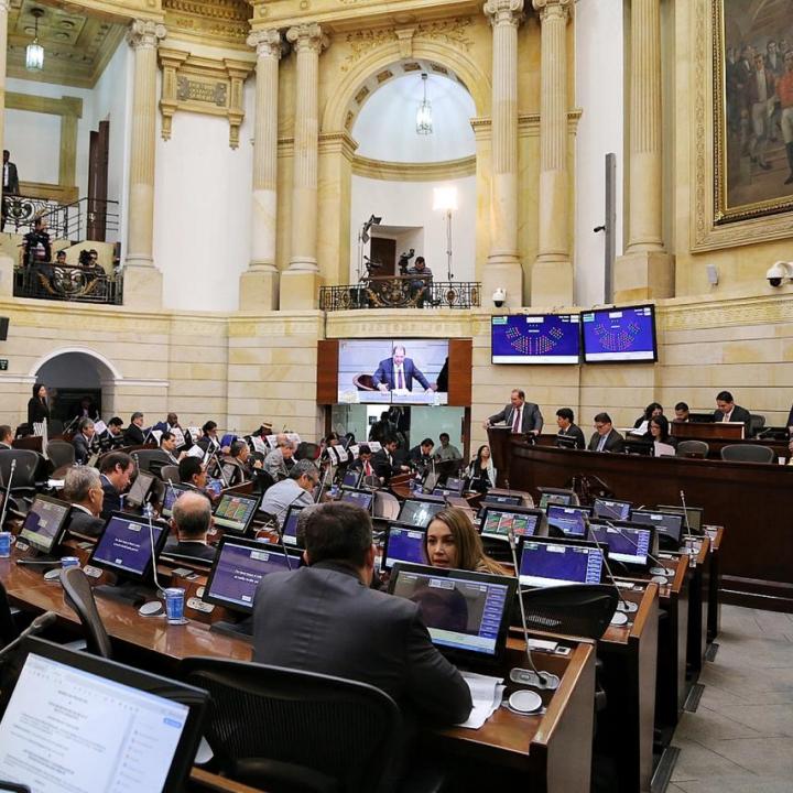 Foto: Página web del Congreso de la República.