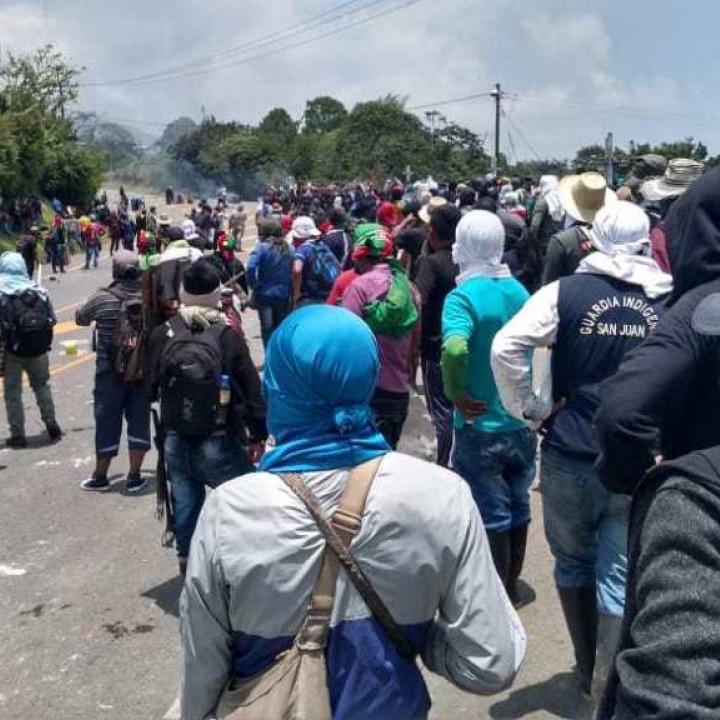 Foto: Cuenta de Twitter Consejo Regional Indígena del Cauca.