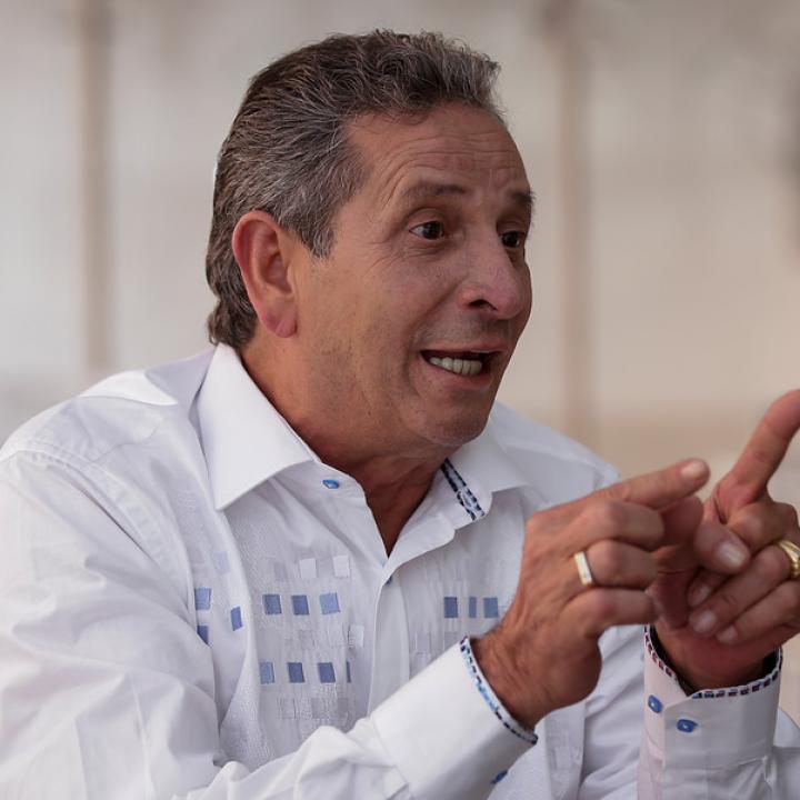 Darío Gómez, uno de los representantes de la música de despecho en Colombia. Foto: Colprensa. Octubre 2018.