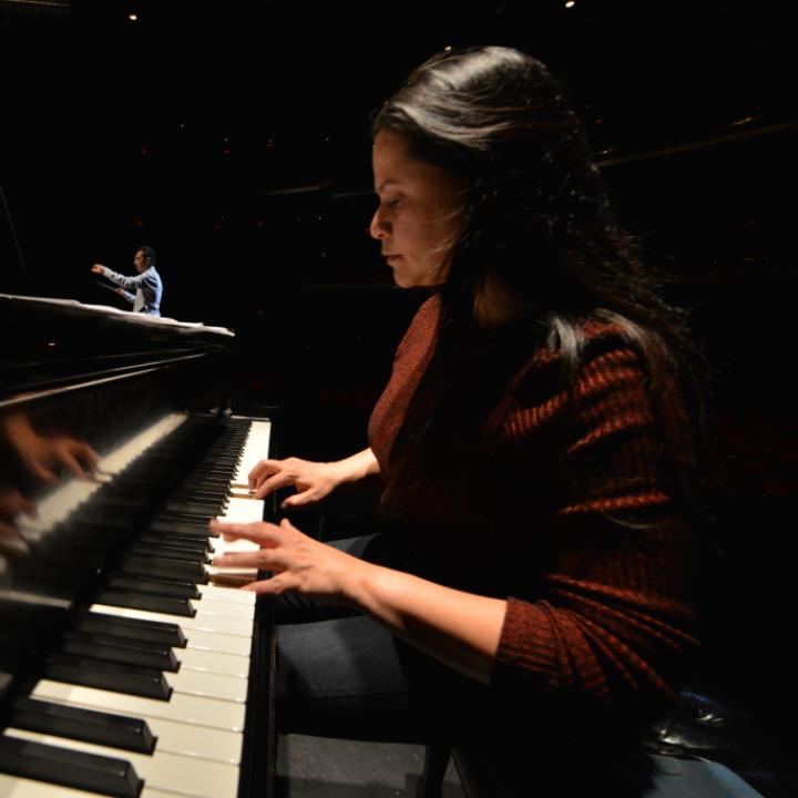 Francy Montalvo, pianista.