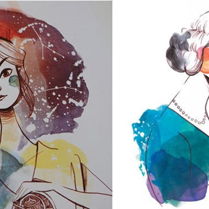 Foto: Ilustraciones libro: 'Las chicas son guerreras'