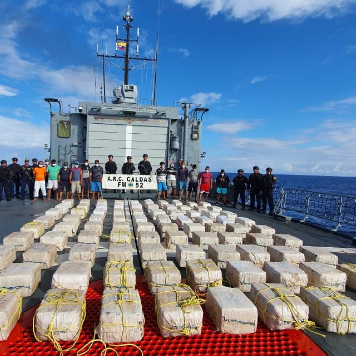 Foto cortesía: Armada Nacional y Policía Nacional.