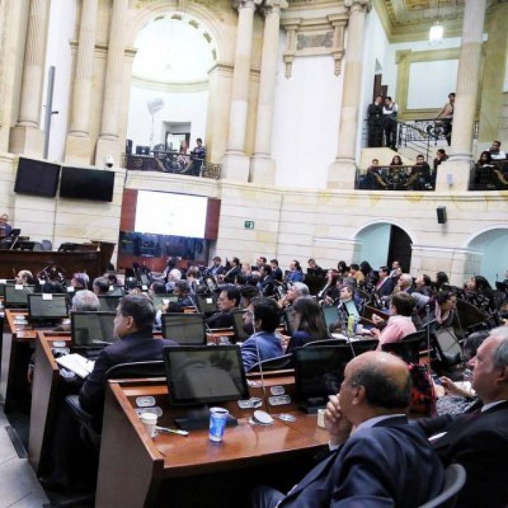 Foto: Cuenta de Twitter Senado Colombia.
