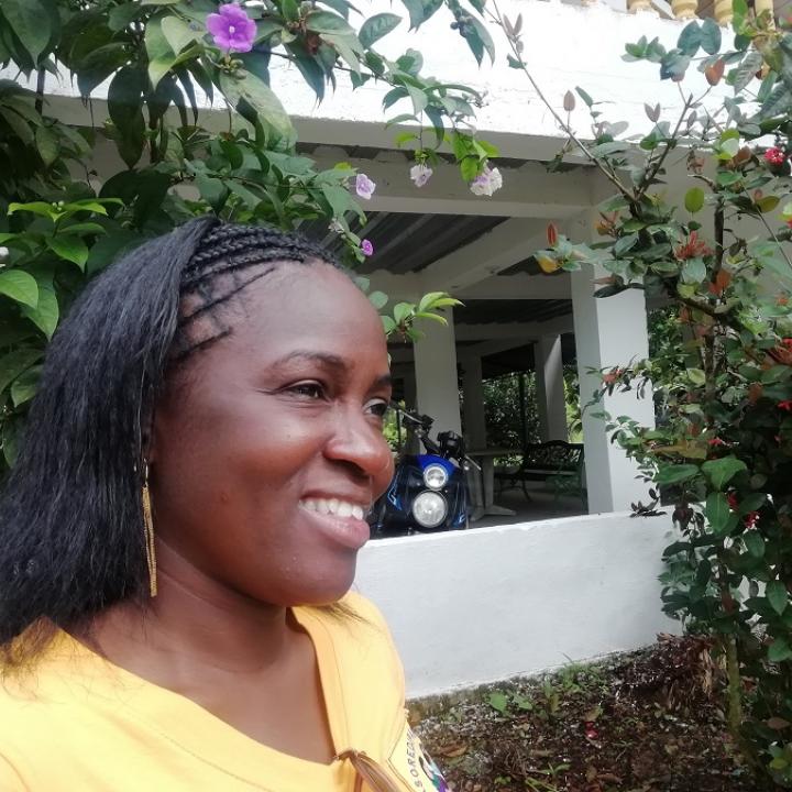 Foto: Ledy Manuela Mosquera, coordinadora del encuentro