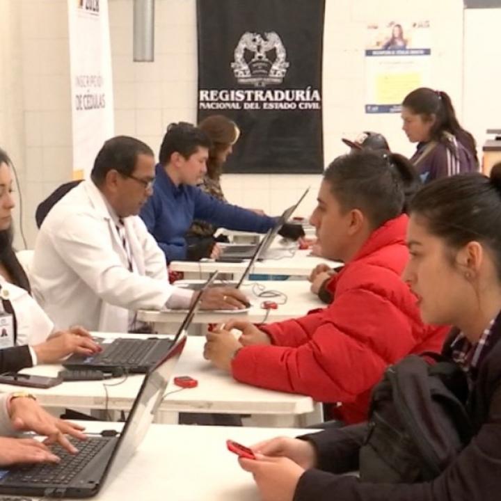 Foto: Twitter Registraduría Nacional de Estado Civil.