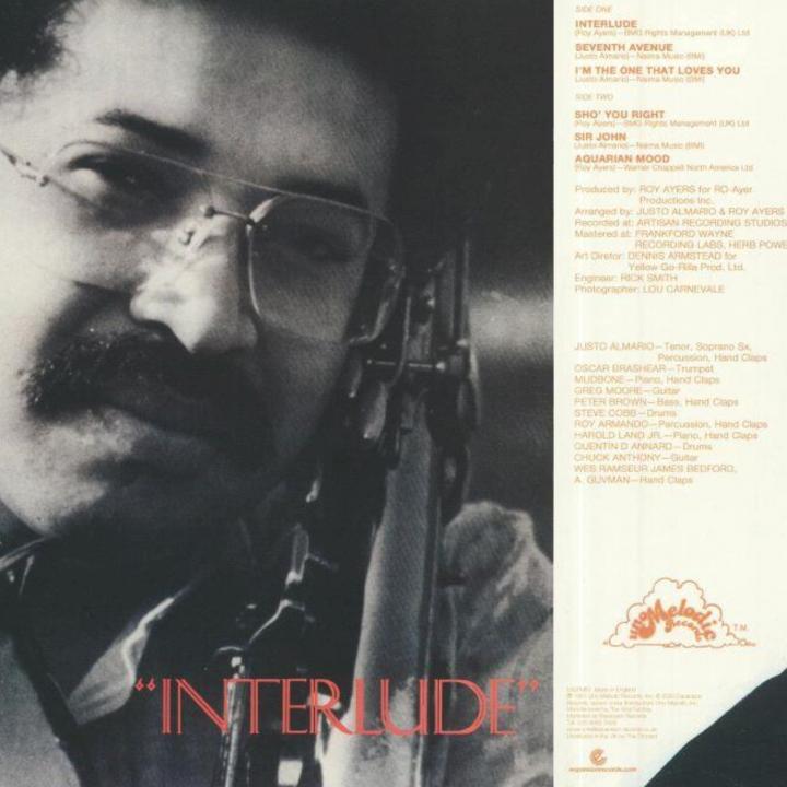 Portada de 'Interlude'. Cuarenta años después, este disco tiene una nueva oportunidad gracias a la reedición del sello inglés Expansion.