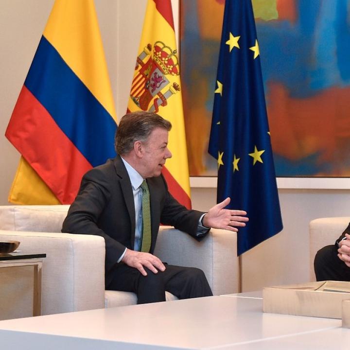 Juan Manuel Santos y Mariano Rajoy / Foto: Colprensa.