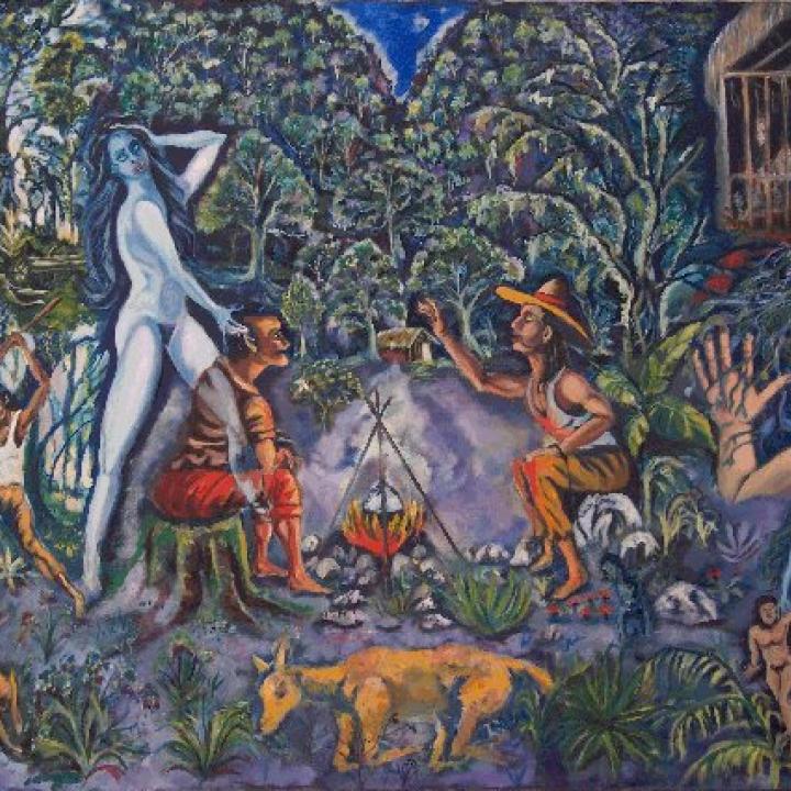 Pintura: "La madremonte" de Luís Alejandro Rincón