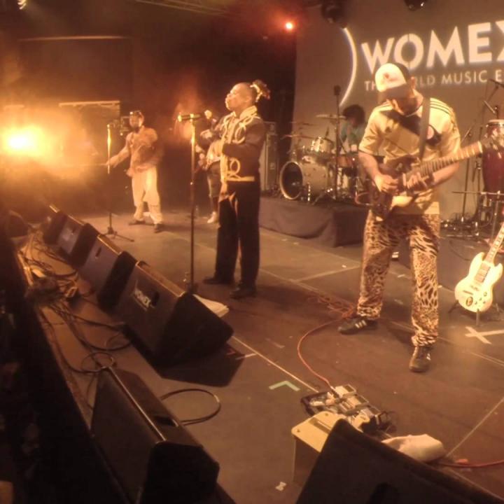 Tribu Baharú durante su presentación en el Womex 2014 Foto: Archivo