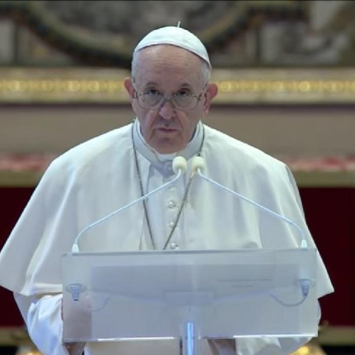 Foto: Captura de transmisión Vatican News