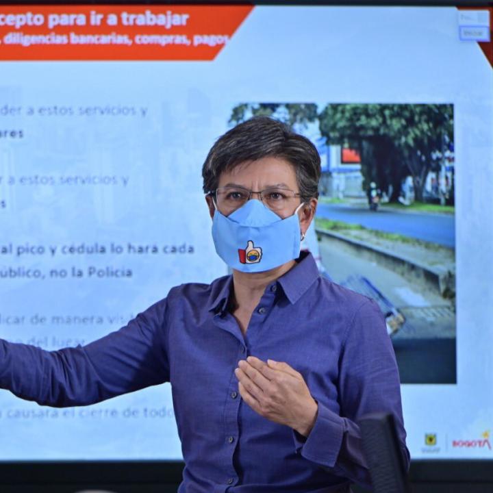Foto: Twitter Claudia López.
