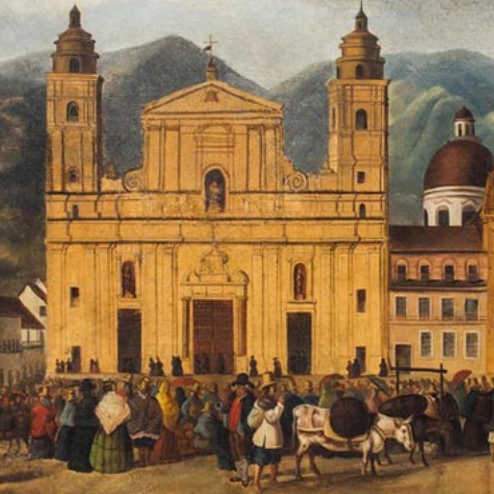 Plaza Mayor de Bogotá de Francisco Castillo / Foto: © Museo de la Independencia / Señor J. Fotografía