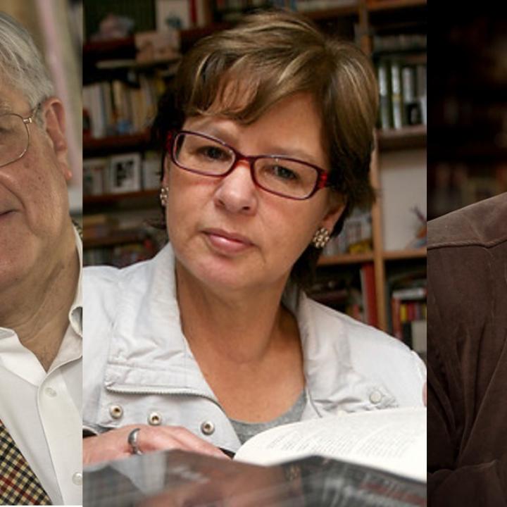 Poetas Colombianos Juan Gustavo Cobo, Piedad Bonnet, José Díaz Granados. Fotos: Colprensa.