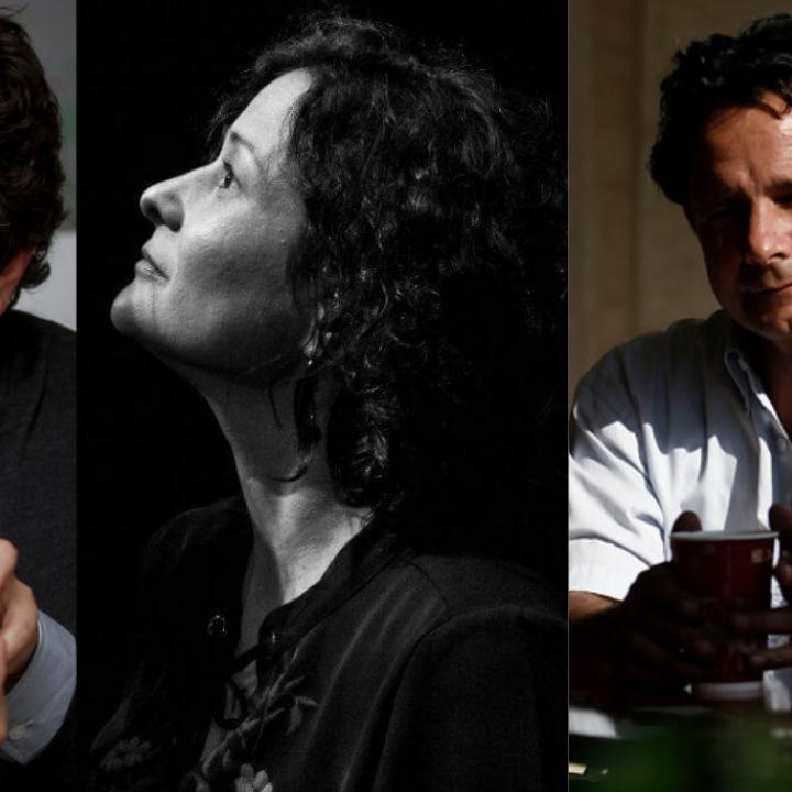 Los escritores Santiago Gamboa, Pilar Quintan y Cristian Valencia son algunos de los invitados a este recorrido por la bibliotecas públicas del país. Fotos: Colprensa (Santiago y Cristian) - Daniela Duarte (Pilar Quintana).
