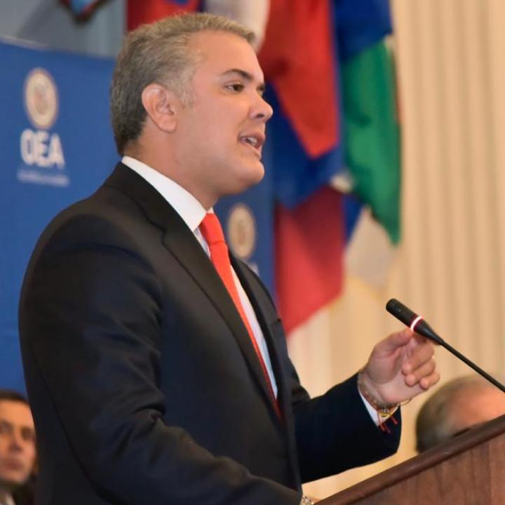 Duque en OEA: La noche de la dictadura en Venezuela no será eterna